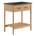 Zaire 30" Bathroom Vanity - Natural Black