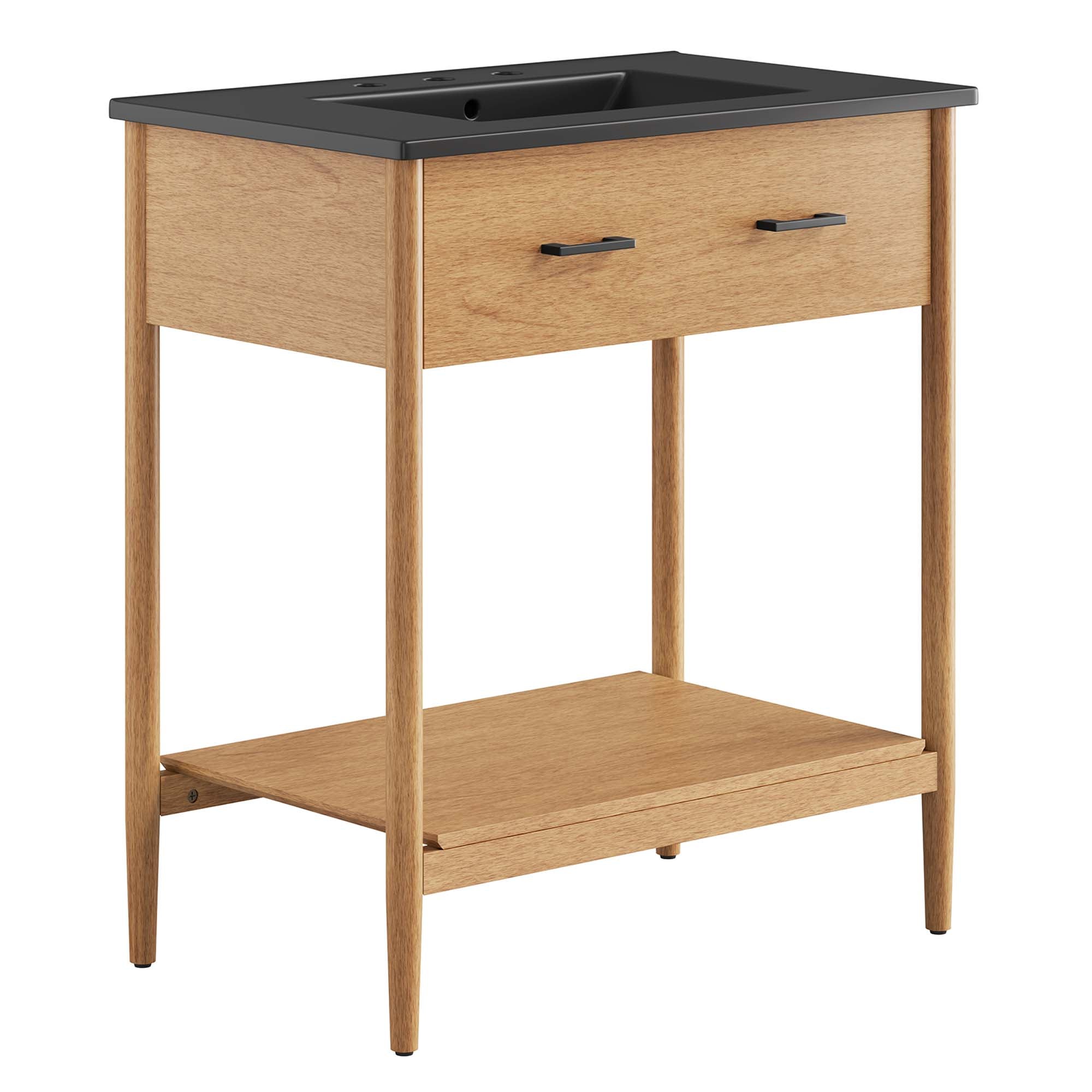 Zaire 30" Bathroom Vanity - Natural Black
