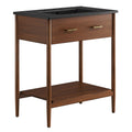 Zaire 30" Bathroom Vanity - Walnut Black