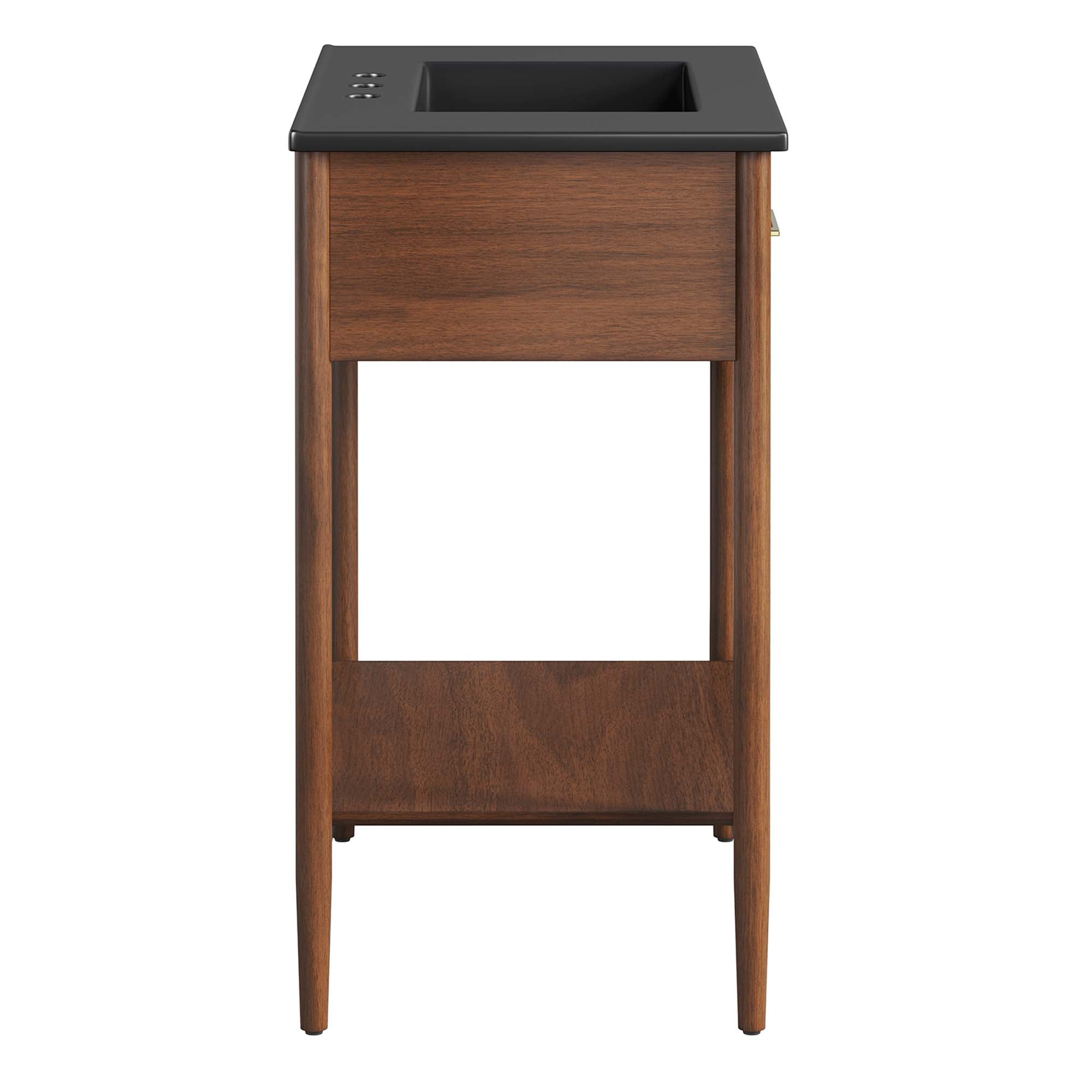 Zaire 30" Bathroom Vanity - Walnut Black