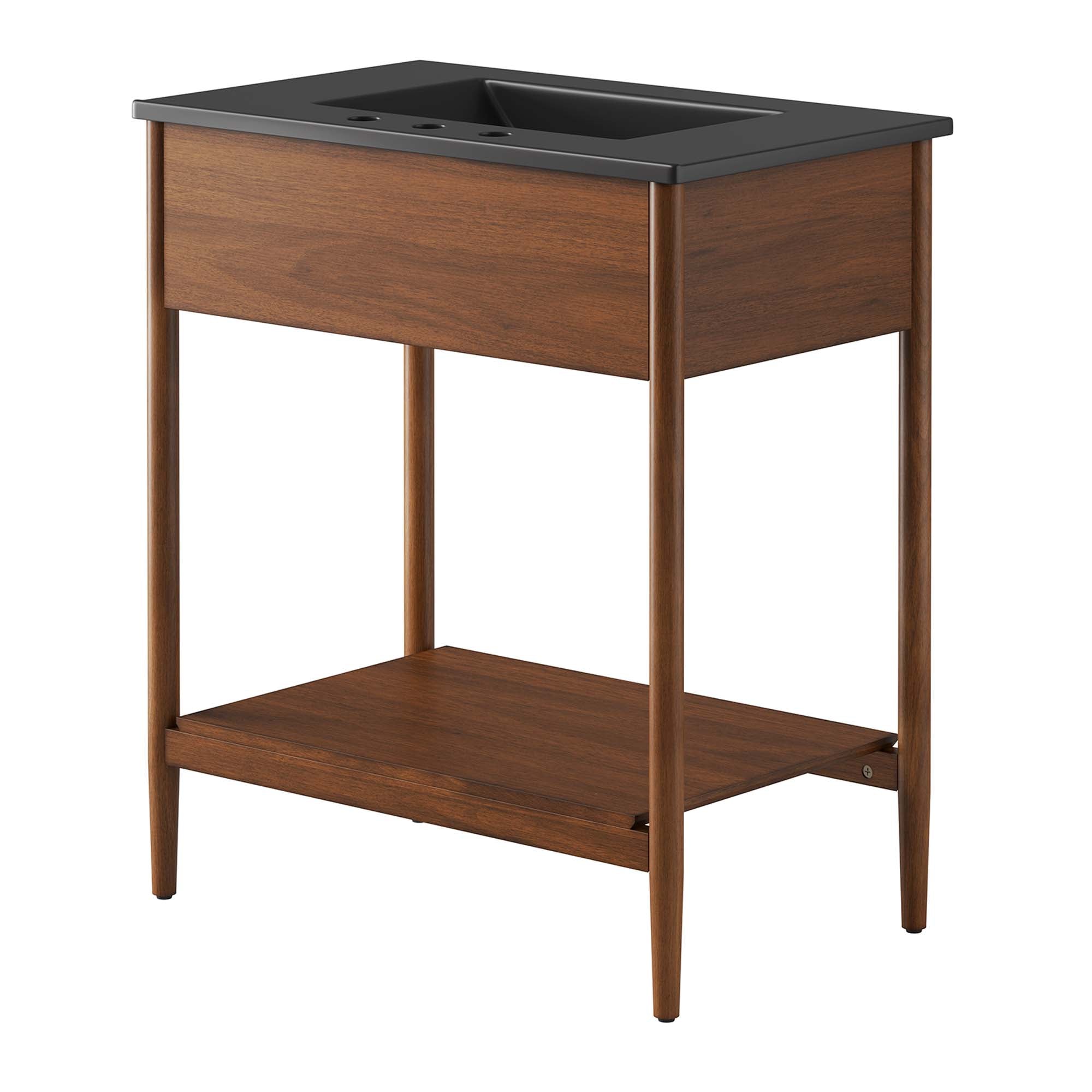 Zaire 30" Bathroom Vanity - Walnut Black