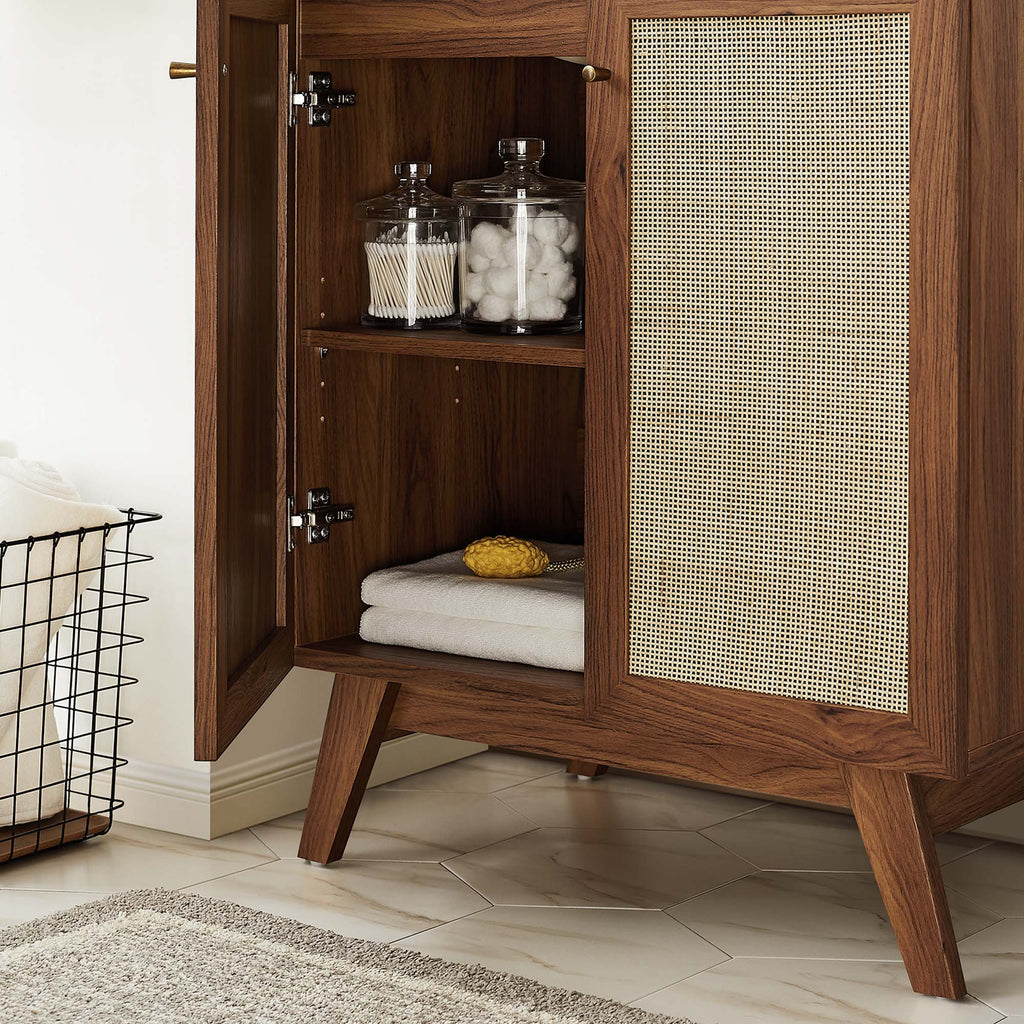 Soma 30" Bathroom Vanity - Walnut White