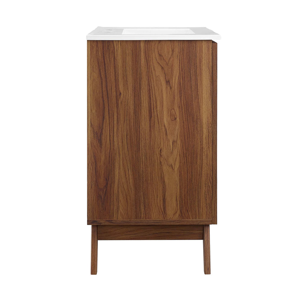 Soma 30" Bathroom Vanity - Walnut White