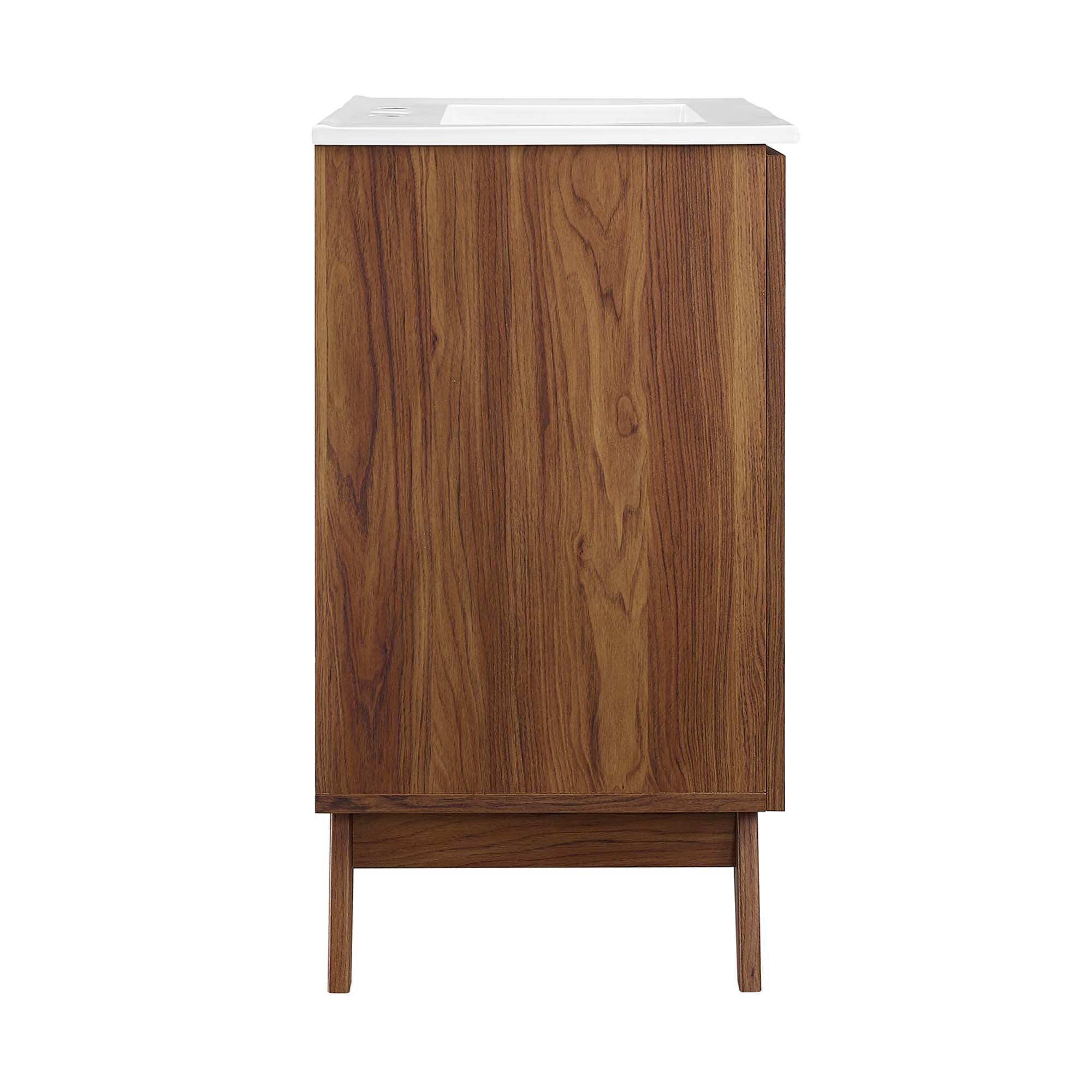 Soma 30" Bathroom Vanity - Walnut White