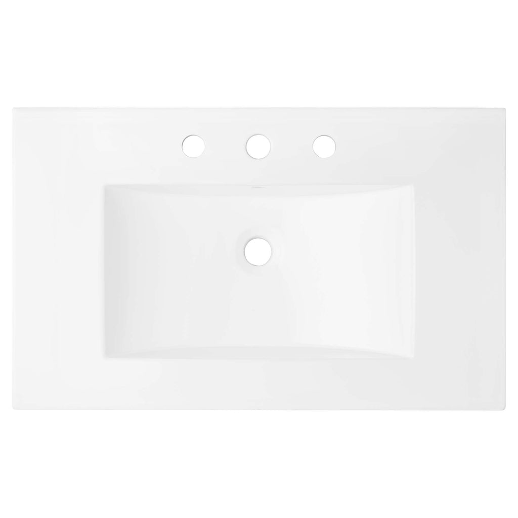 Soma 30" Bathroom Vanity - Walnut White