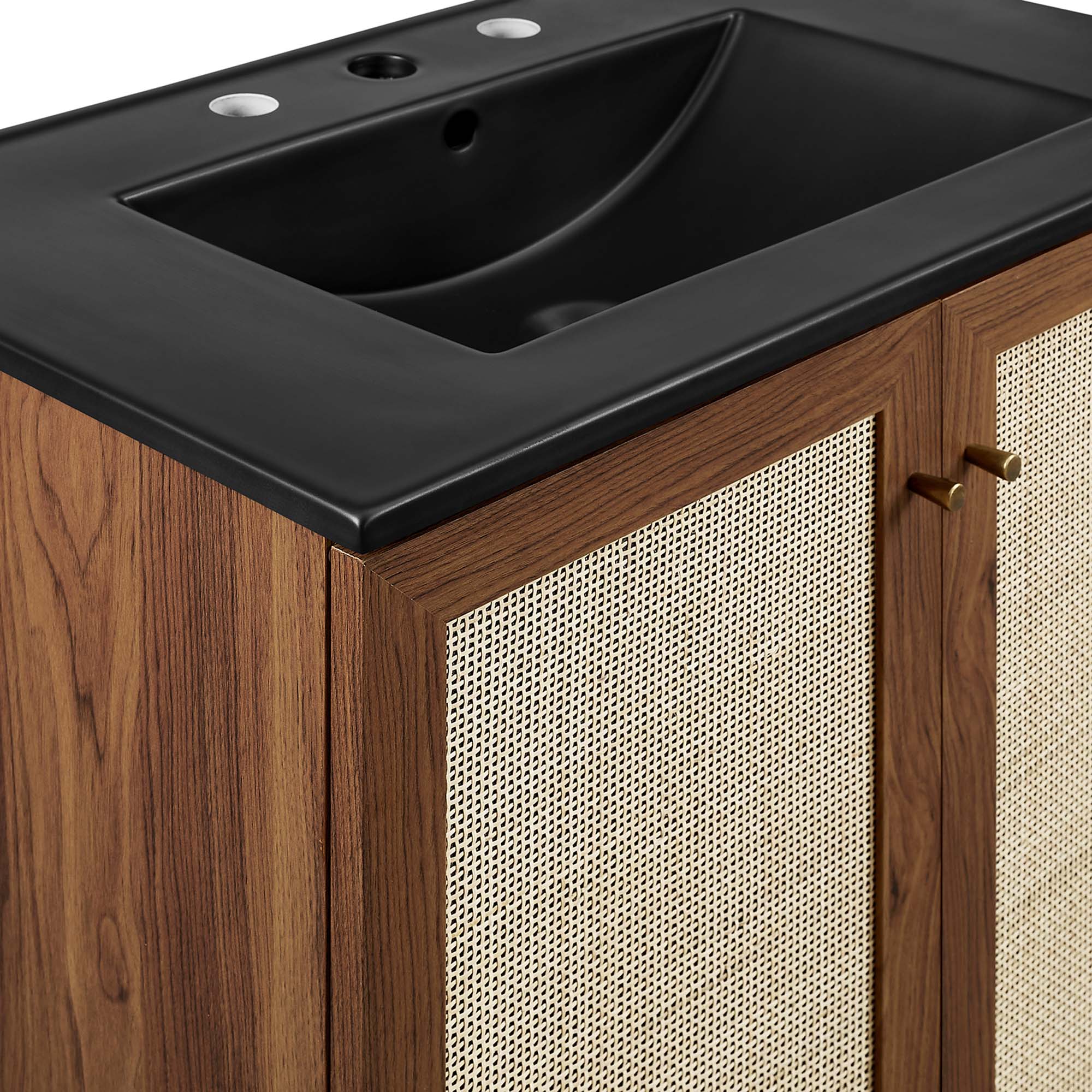 Soma 30" Bathroom Vanity - Walnut Black