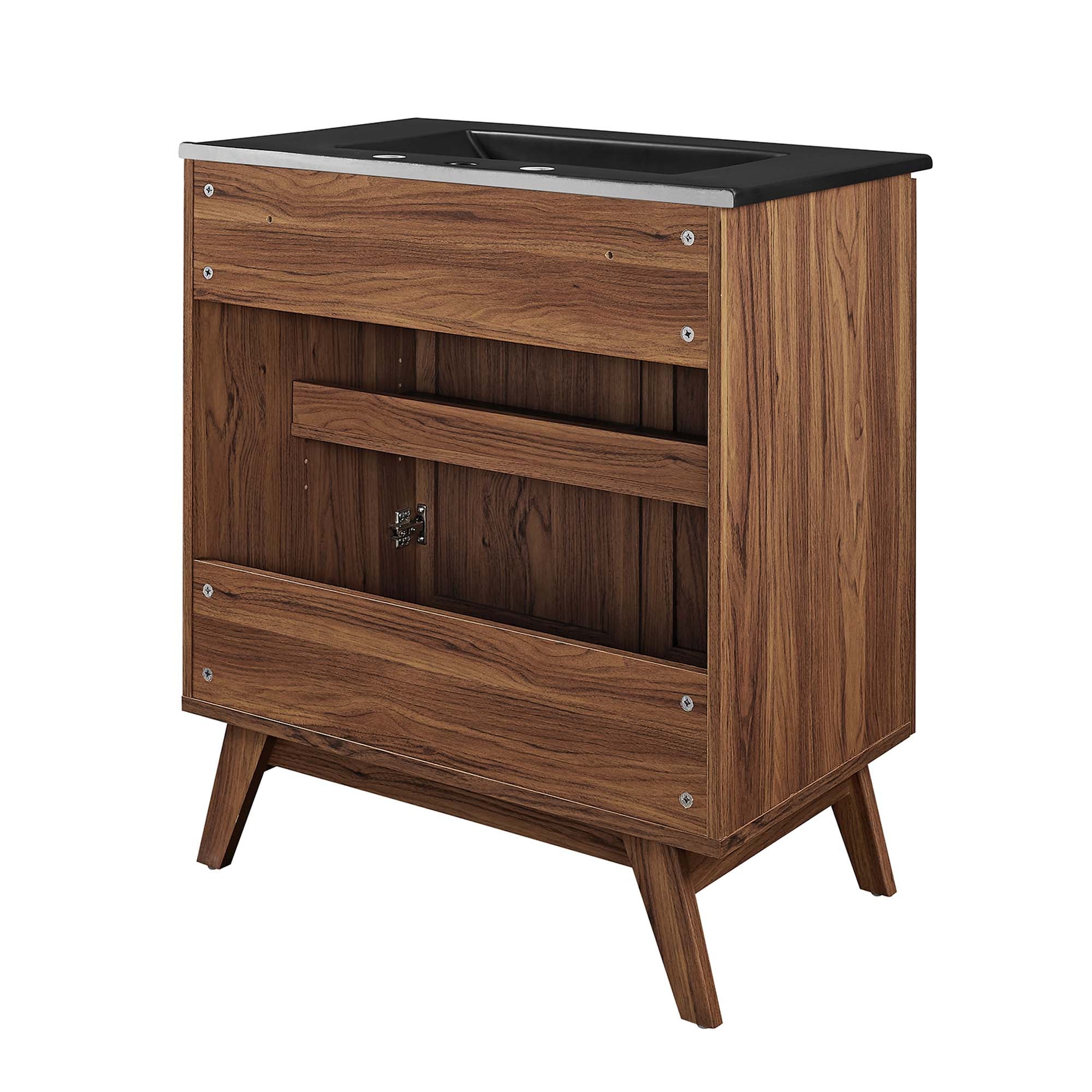 Soma 30" Bathroom Vanity - Walnut Black