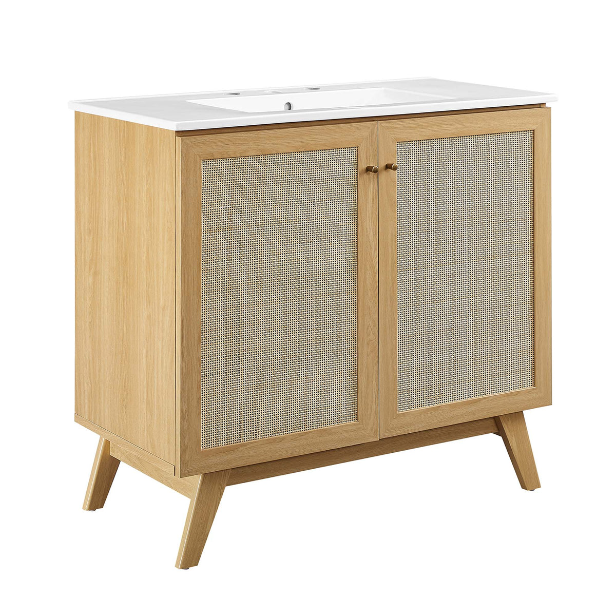 Soma 36" Bathroom Vanity - Oak White