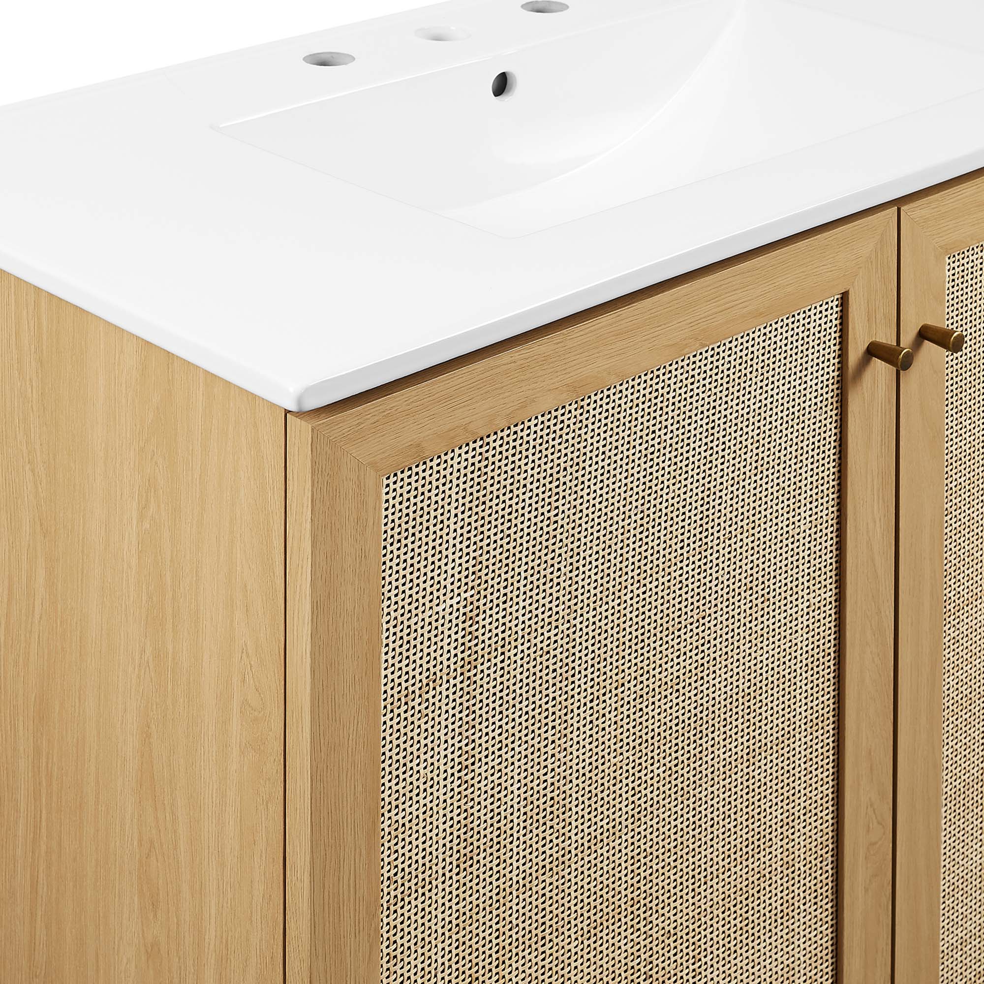 Soma 36" Bathroom Vanity - Oak White