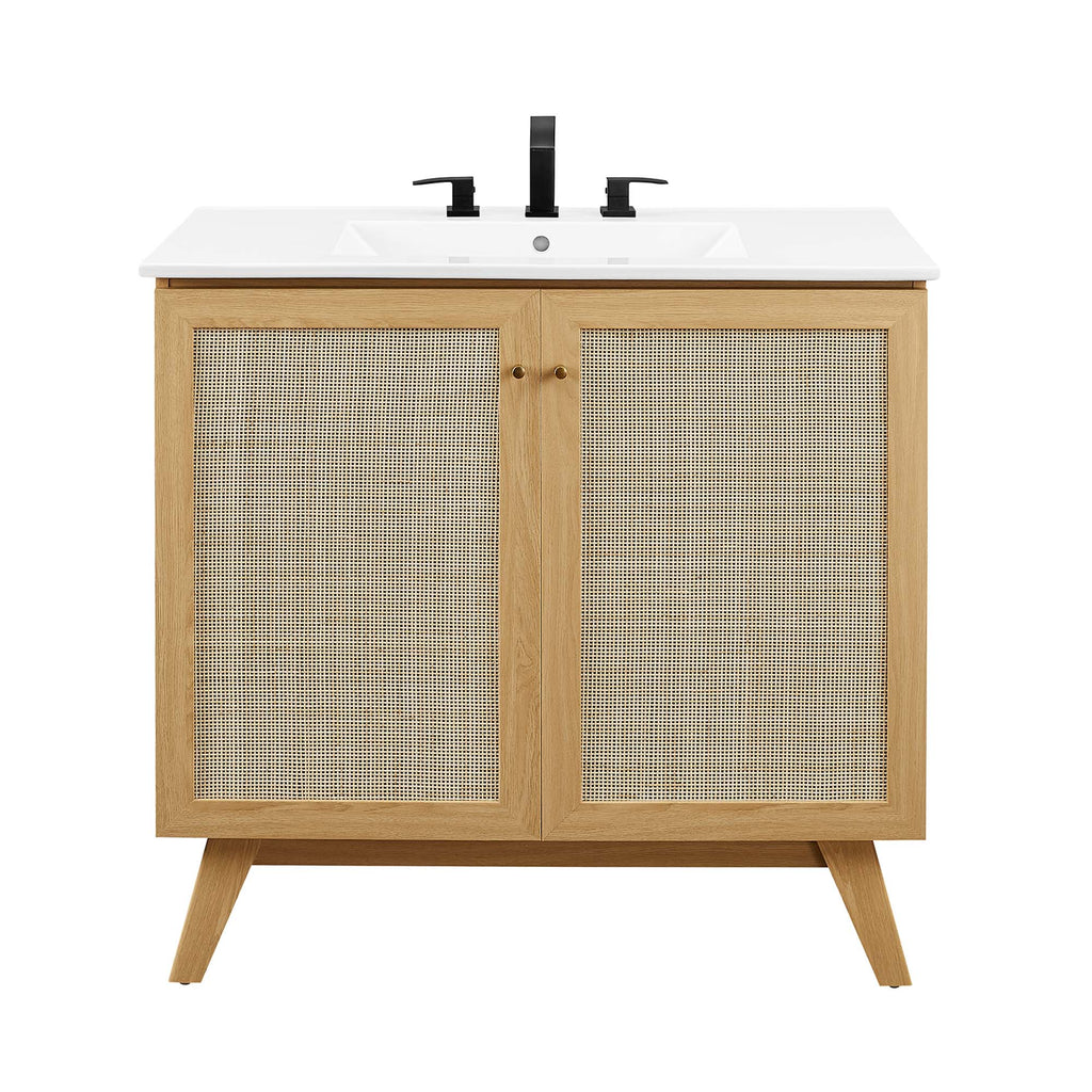 Soma 36" Bathroom Vanity - Oak White