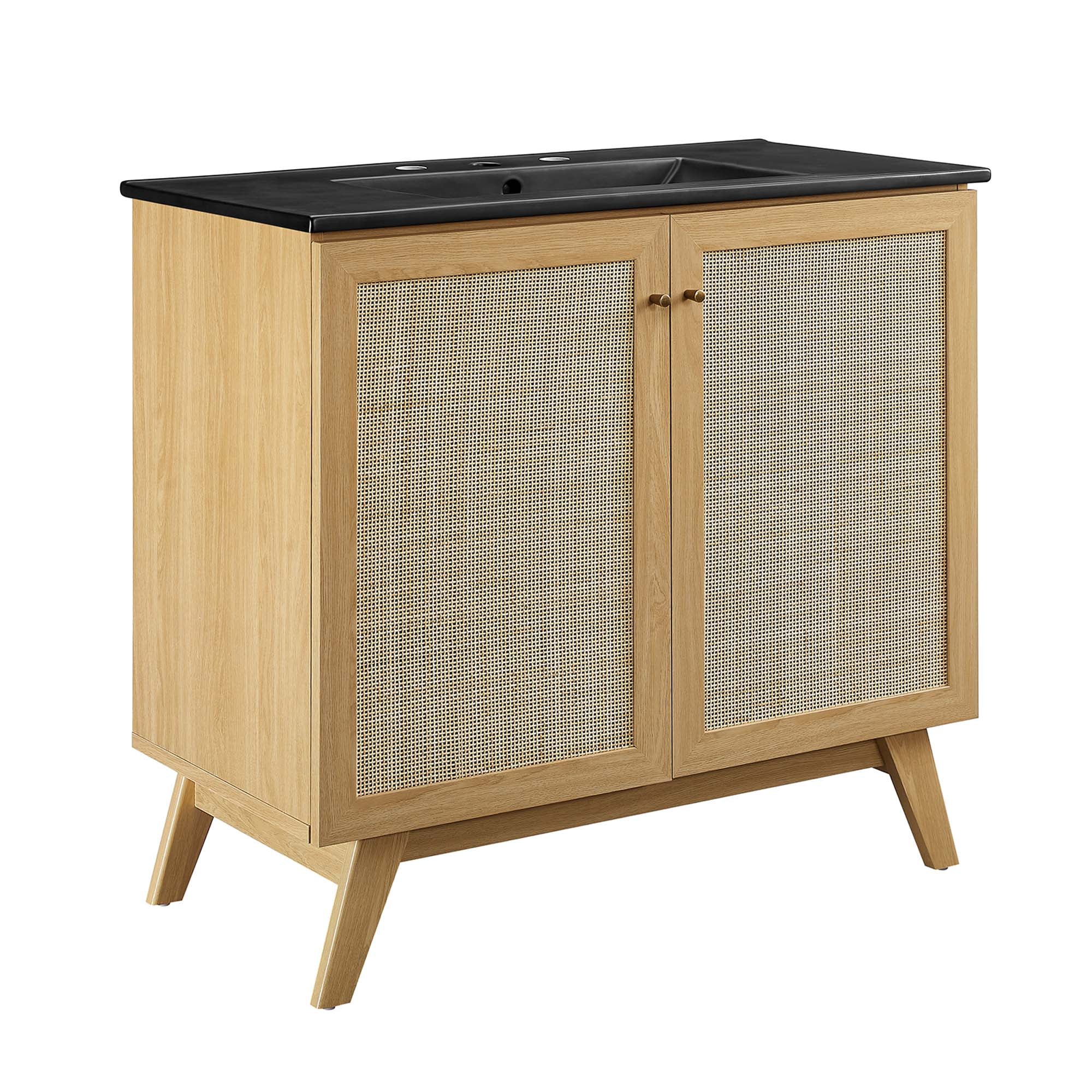 Soma 36" Bathroom Vanity - Oak Black