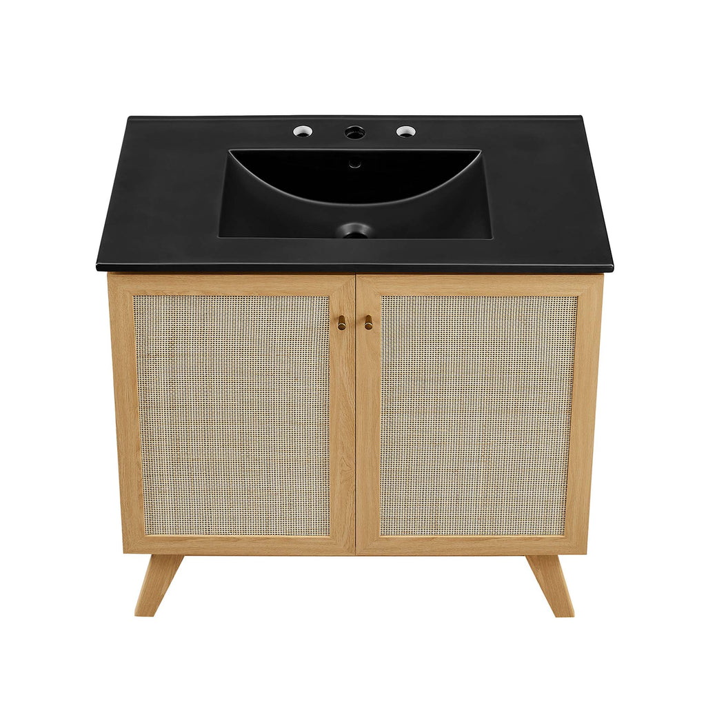Soma 36" Bathroom Vanity - Oak Black