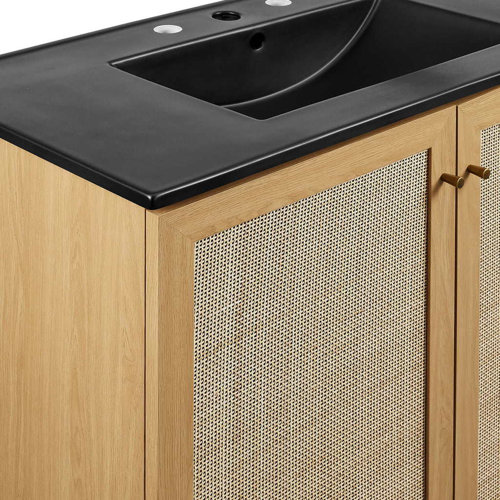 Soma 36" Bathroom Vanity - Oak Black