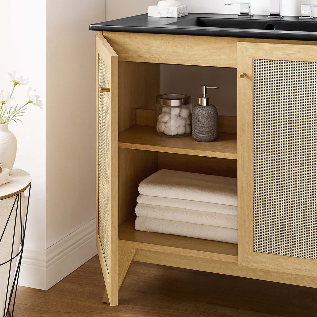 Soma 36" Bathroom Vanity - Oak Black