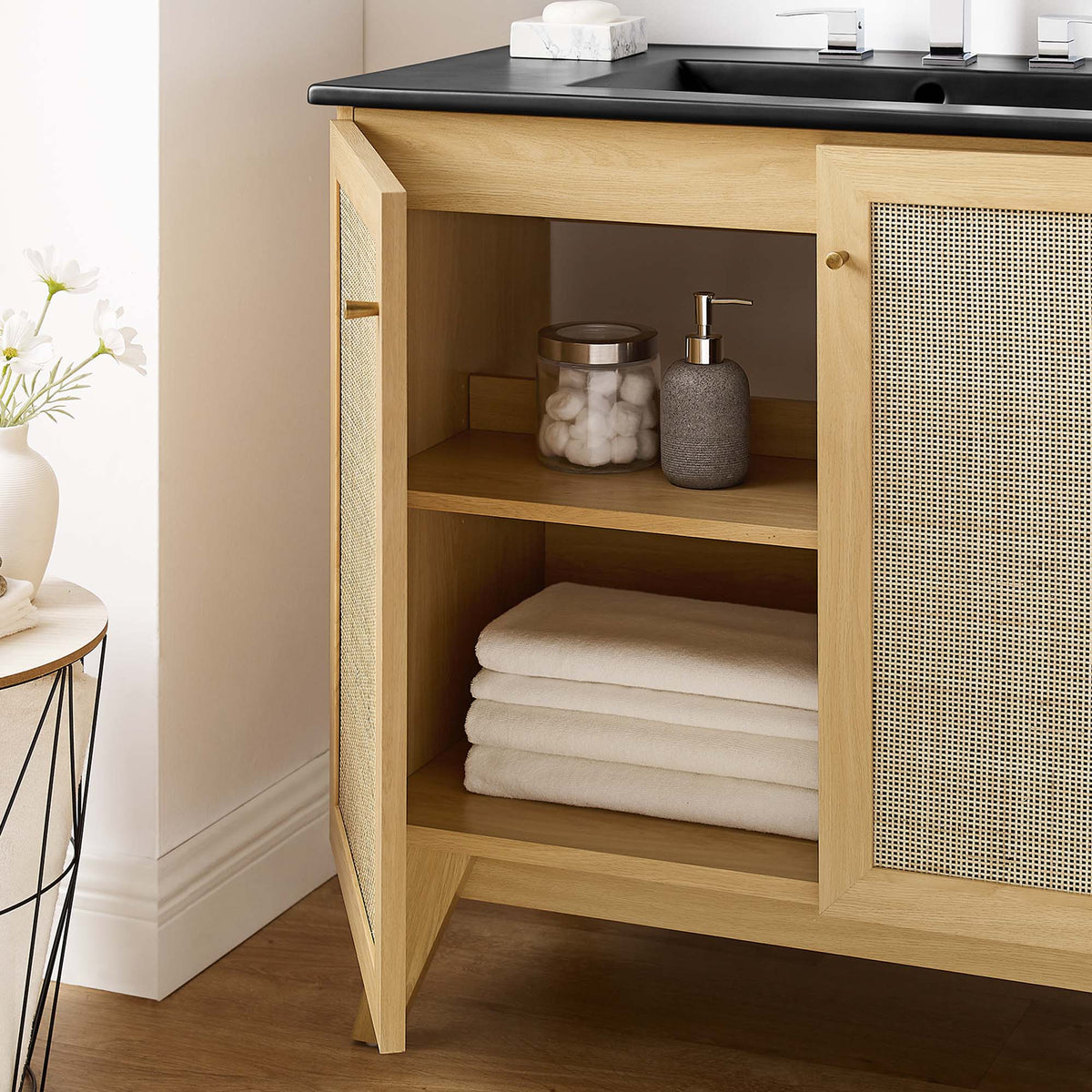 Soma 36" Bathroom Vanity - Oak Black