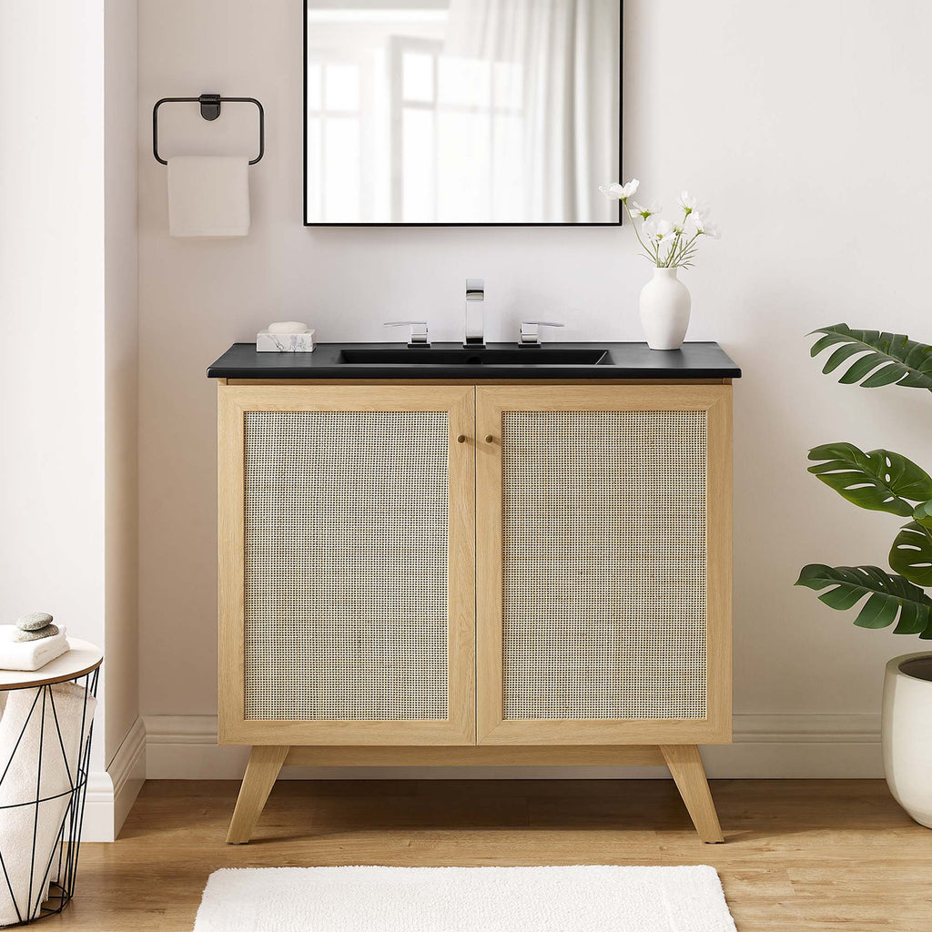 Soma 36" Bathroom Vanity - Oak Black
