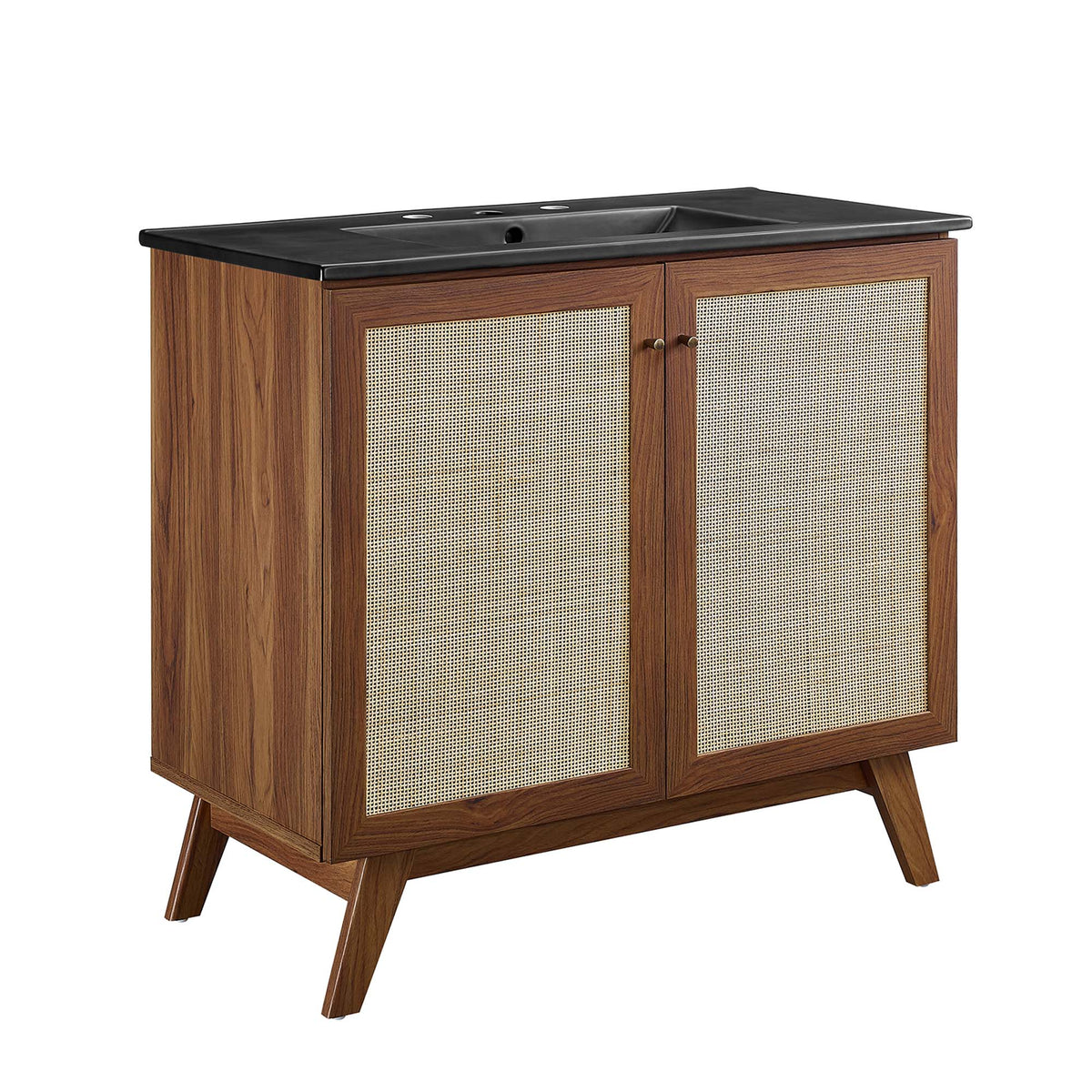 Soma 36" Bathroom Vanity - Walnut Black