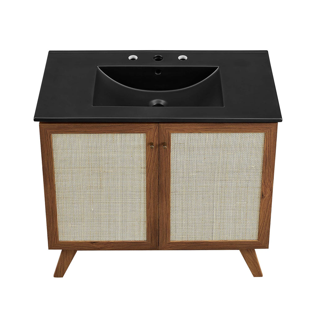 Soma 36" Bathroom Vanity - Walnut Black