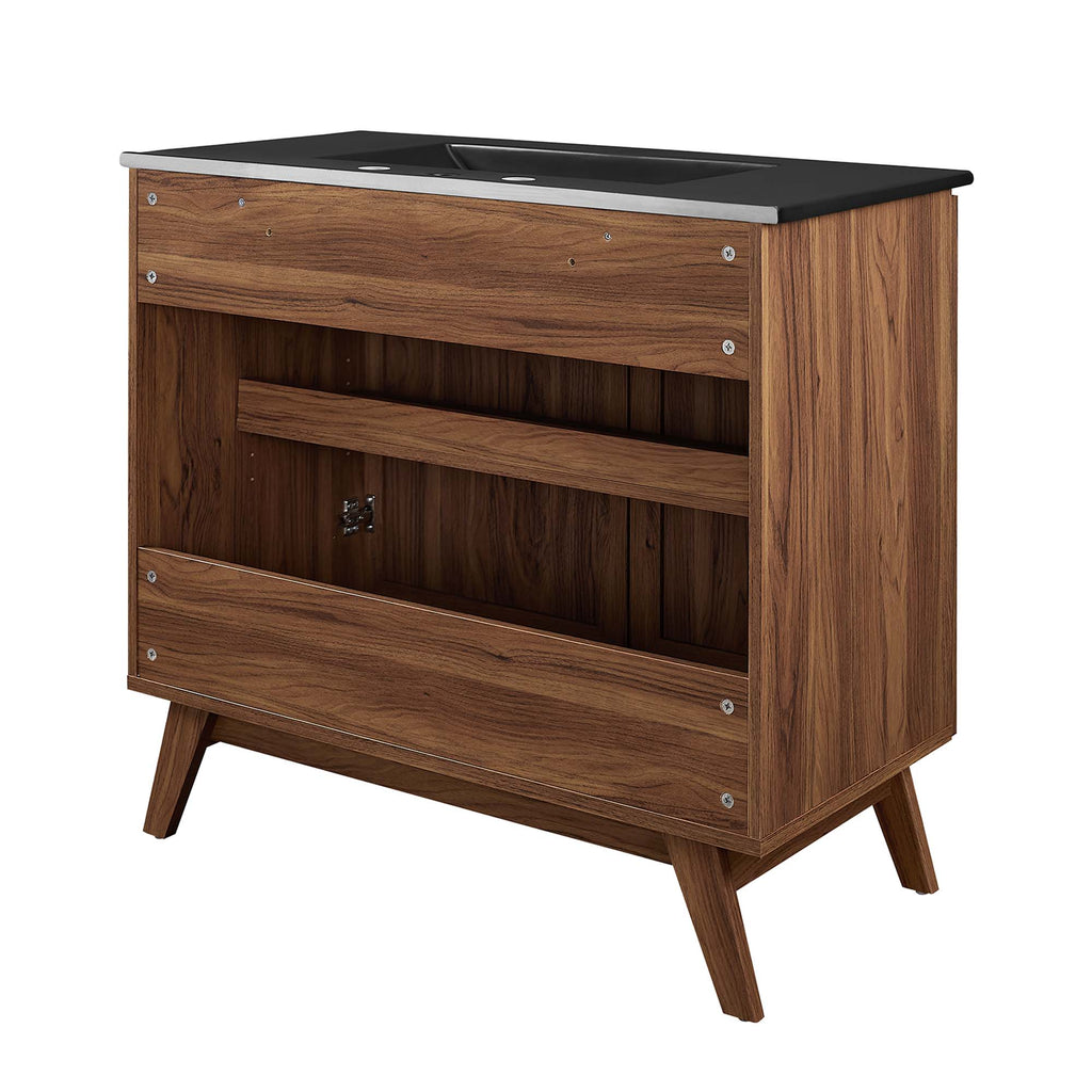 Soma 36" Bathroom Vanity - Walnut Black