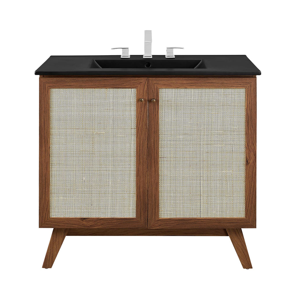 Soma 36" Bathroom Vanity - Walnut Black