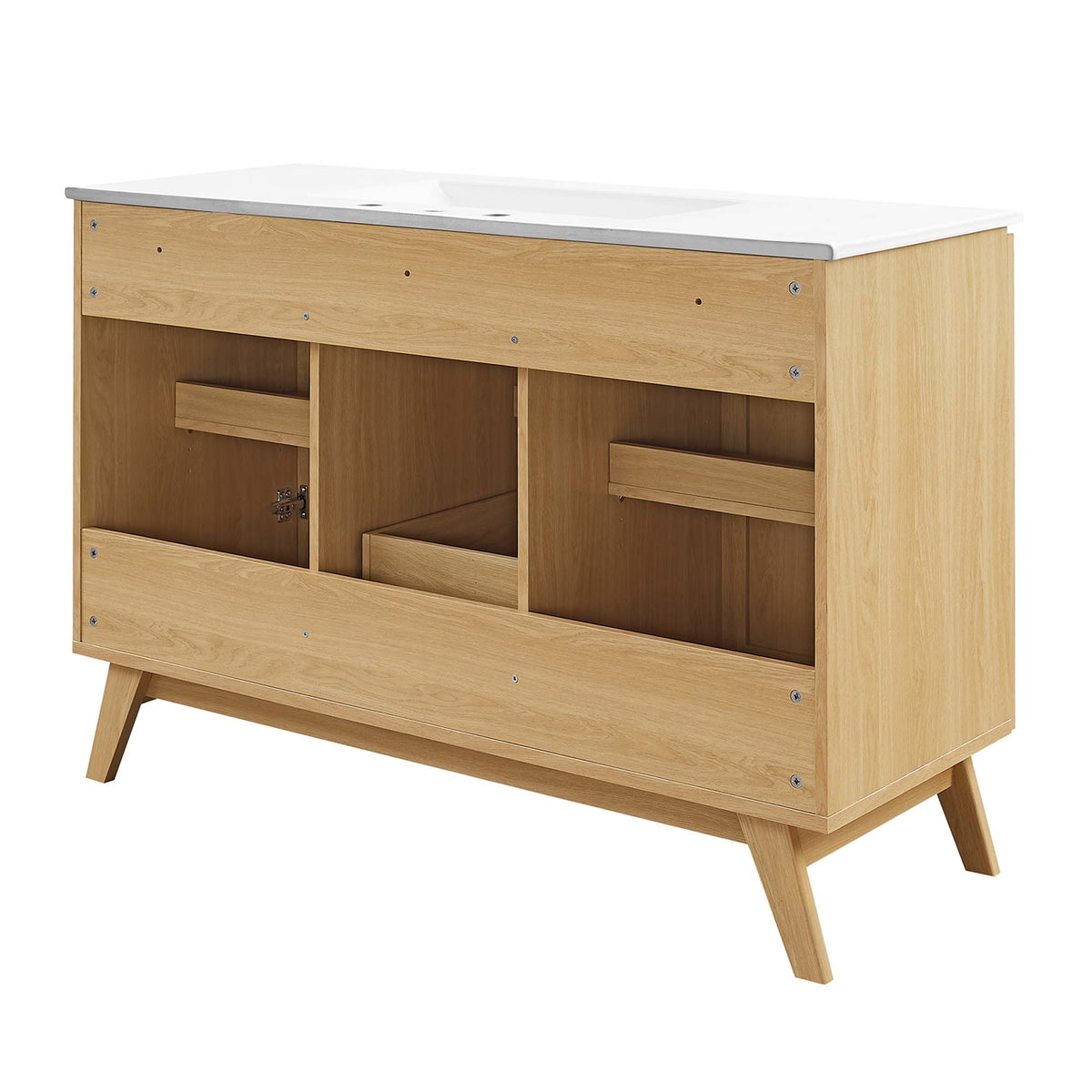 Soma 48" Single Sink Bathroom Vanity - Oak White