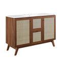 Soma 48" Single Sink Bathroom Vanity - Walnut White