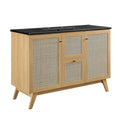 Soma 48" Single Sink Bathroom Vanity - Oak Black