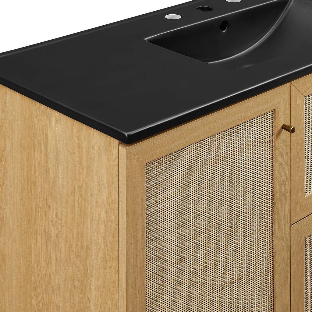 Soma 48" Single Sink Bathroom Vanity - Oak Black