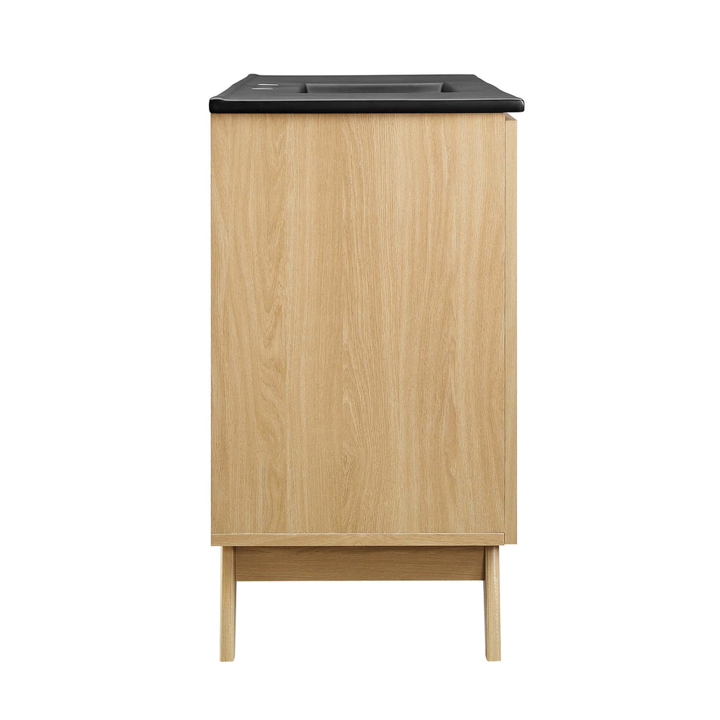 Soma 48" Single Sink Bathroom Vanity - Oak Black