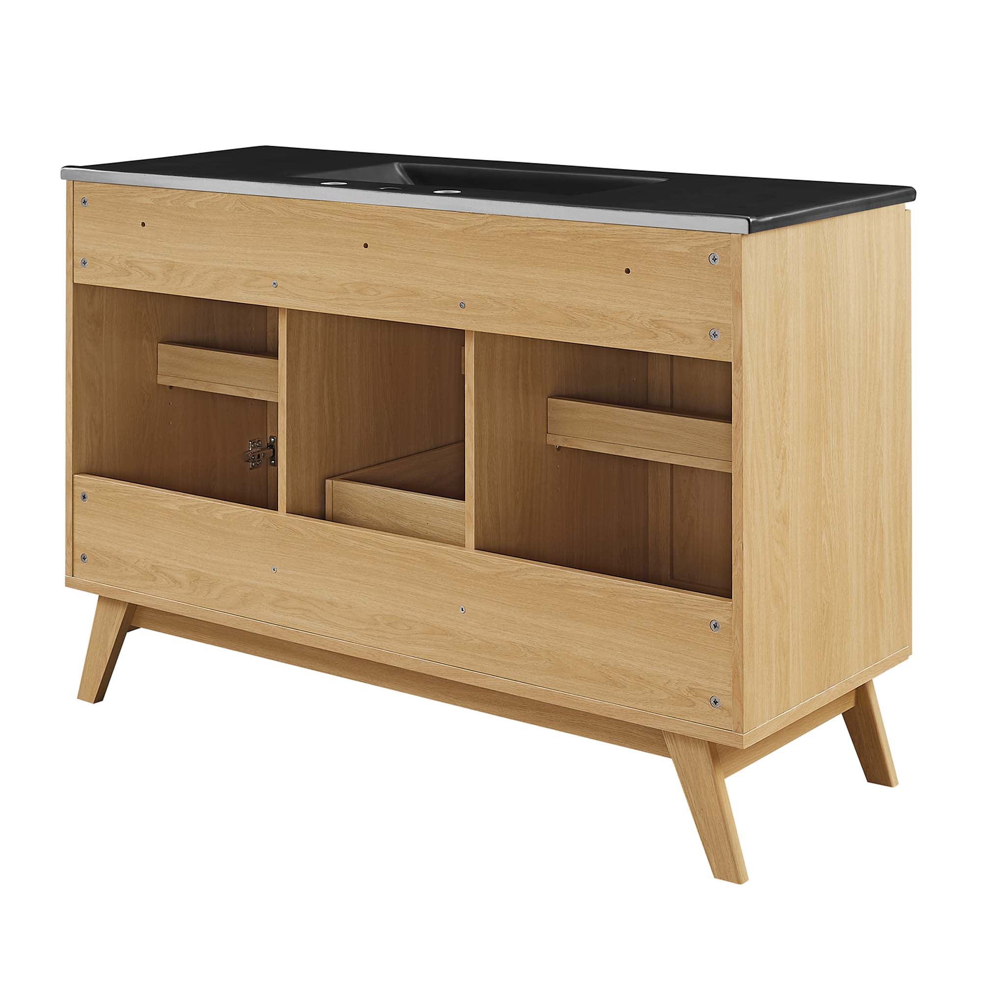 Soma 48" Single Sink Bathroom Vanity - Oak Black