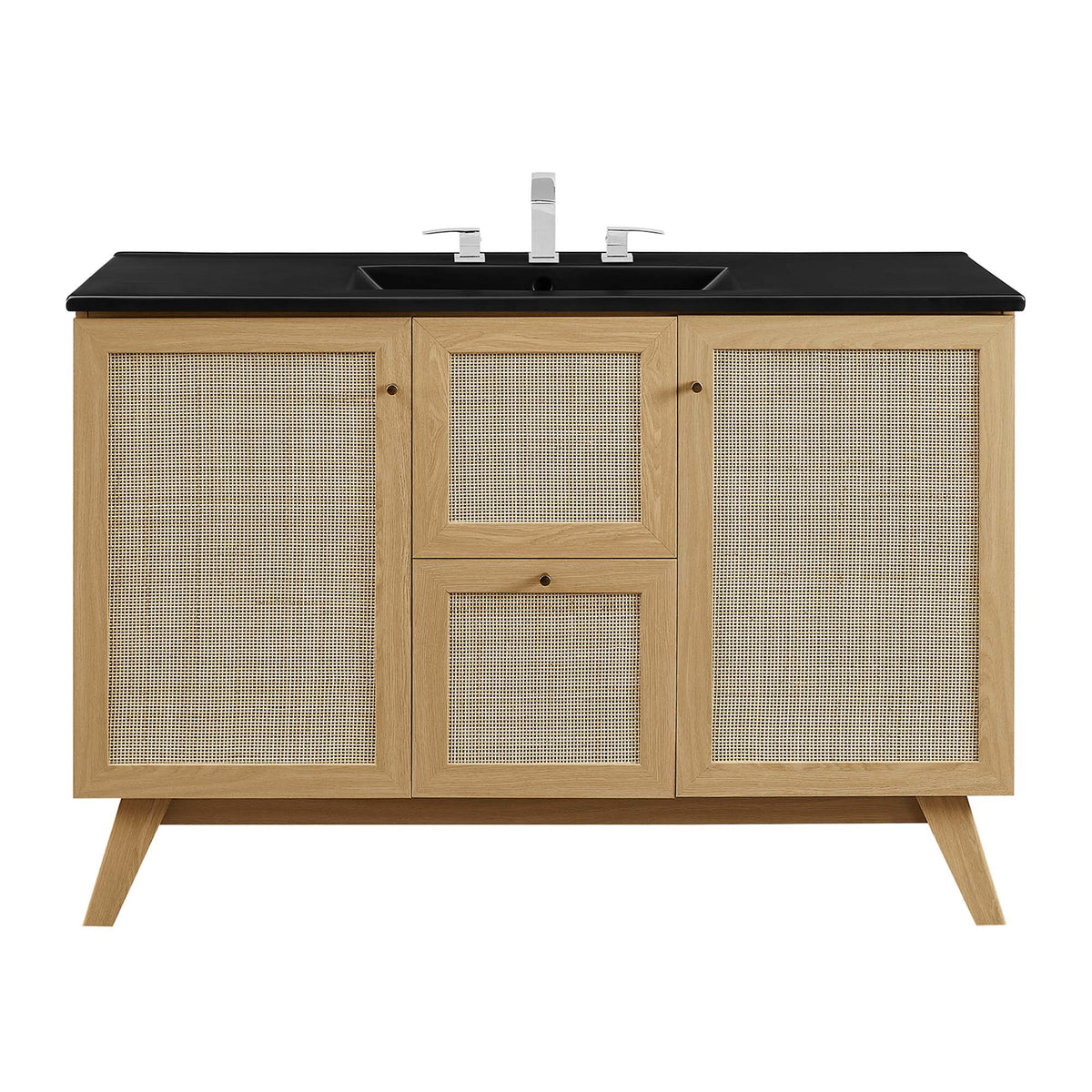 Soma 48" Single Sink Bathroom Vanity - Oak Black