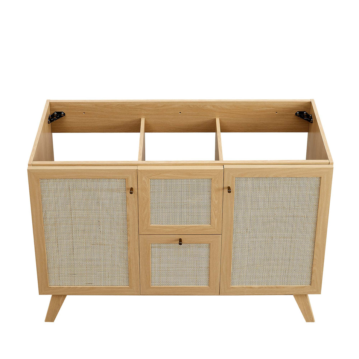 Soma 48" Double Sink Bathroom Vanity - Oak White