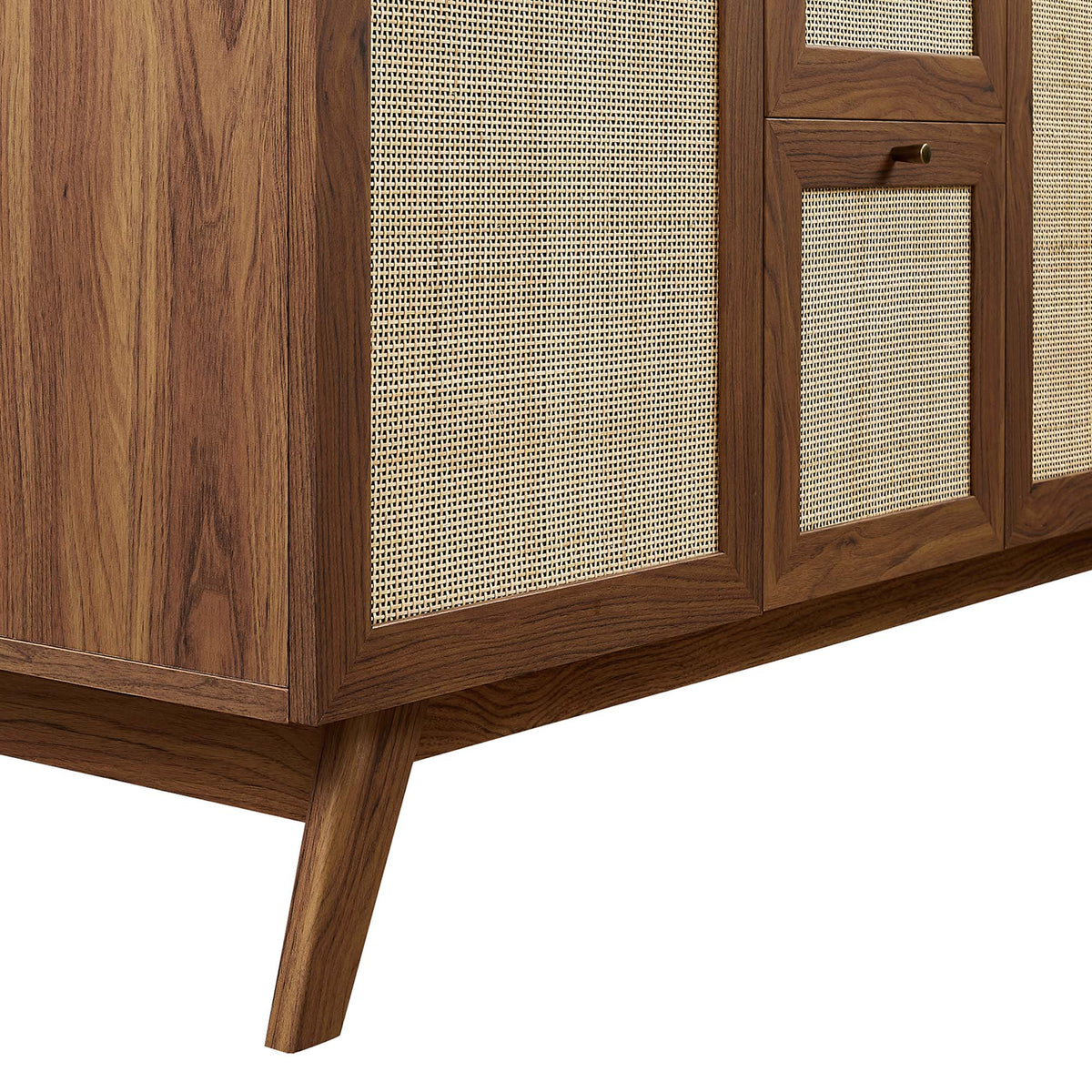 Soma 48" Double Sink Bathroom Vanity - Walnut White