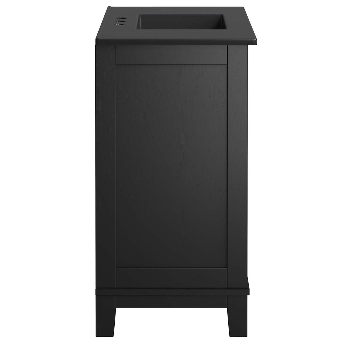 Dixie 36" Solid Wood Bathroom Vanity Cabinet - Black Black