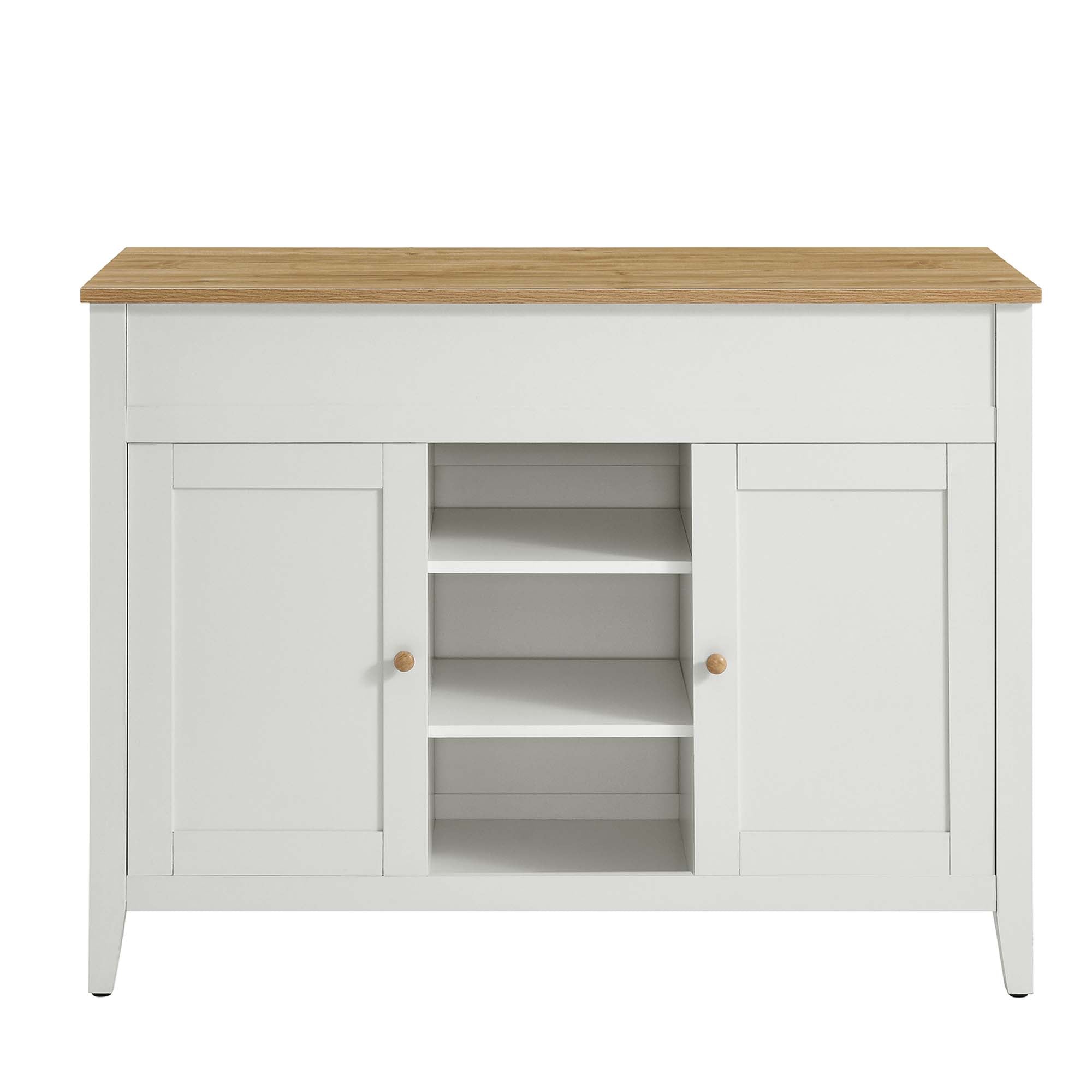 Garland Kitchen Island - Oak White