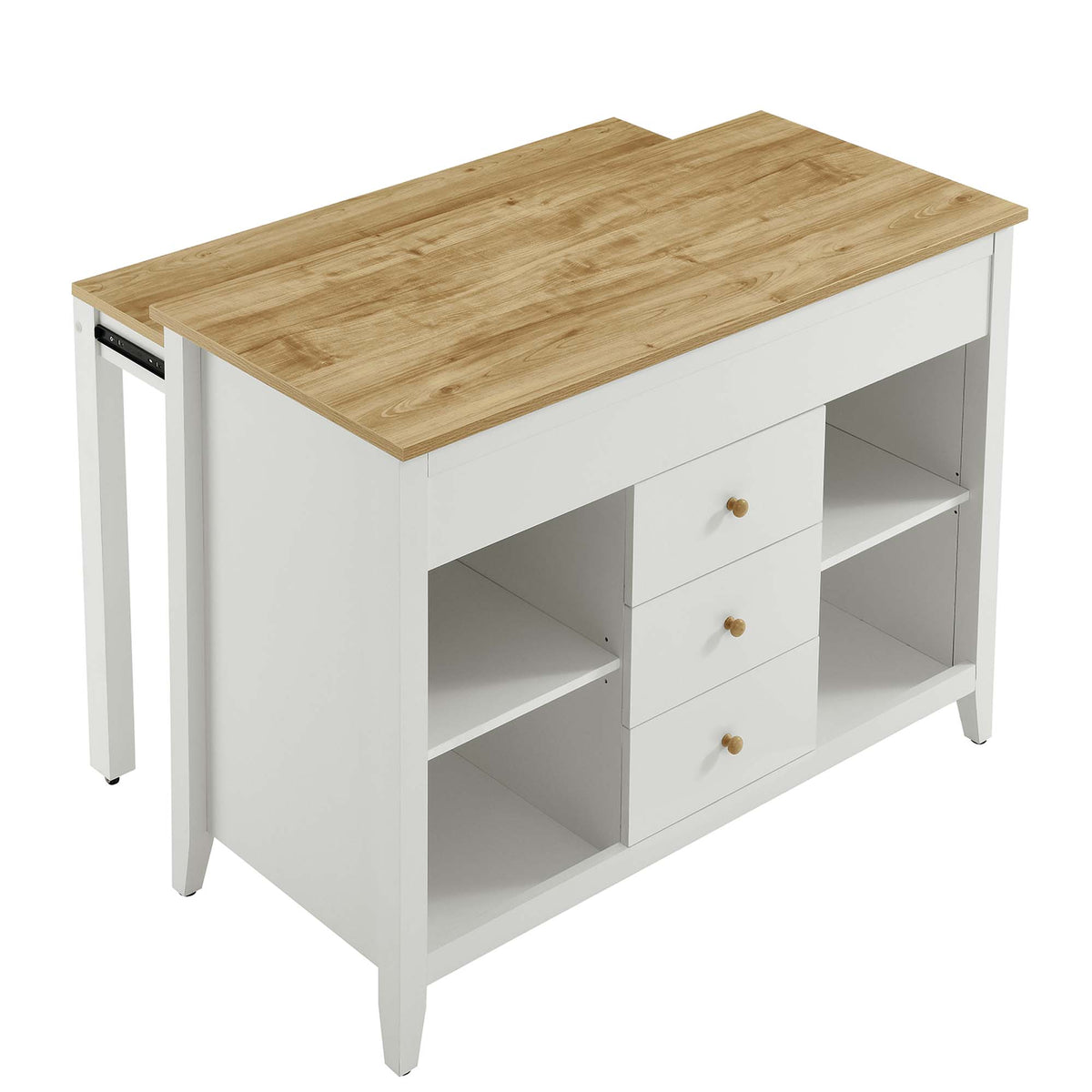 Farmstead Kitchen Island - Oak White