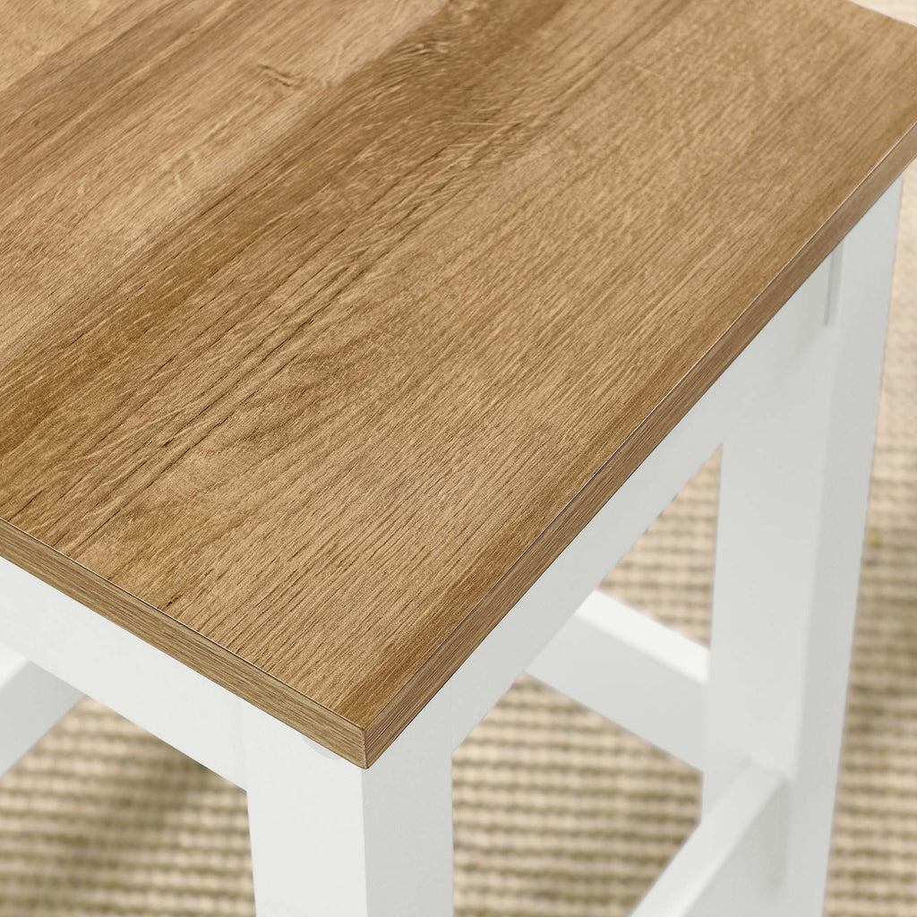 Sunbrook Kitchen Stool - Oak White