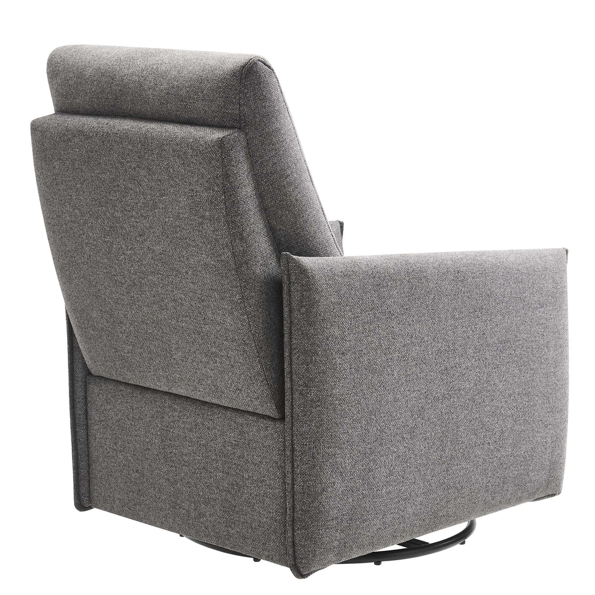 Etta Upholstered Fabric Lounge Chair - Light Gray