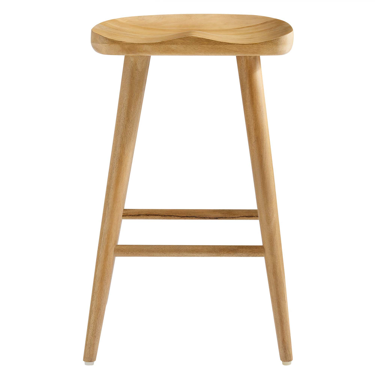 Saville Backless Wood Counter Stools Set of 2 - Oak