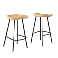 Concord Backless Wood Counter Stools Set of 2 - Oak