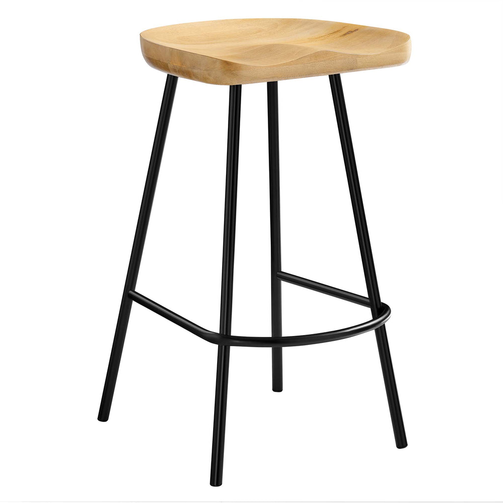 Concord Backless Wood Counter Stools Set of 2 - Oak