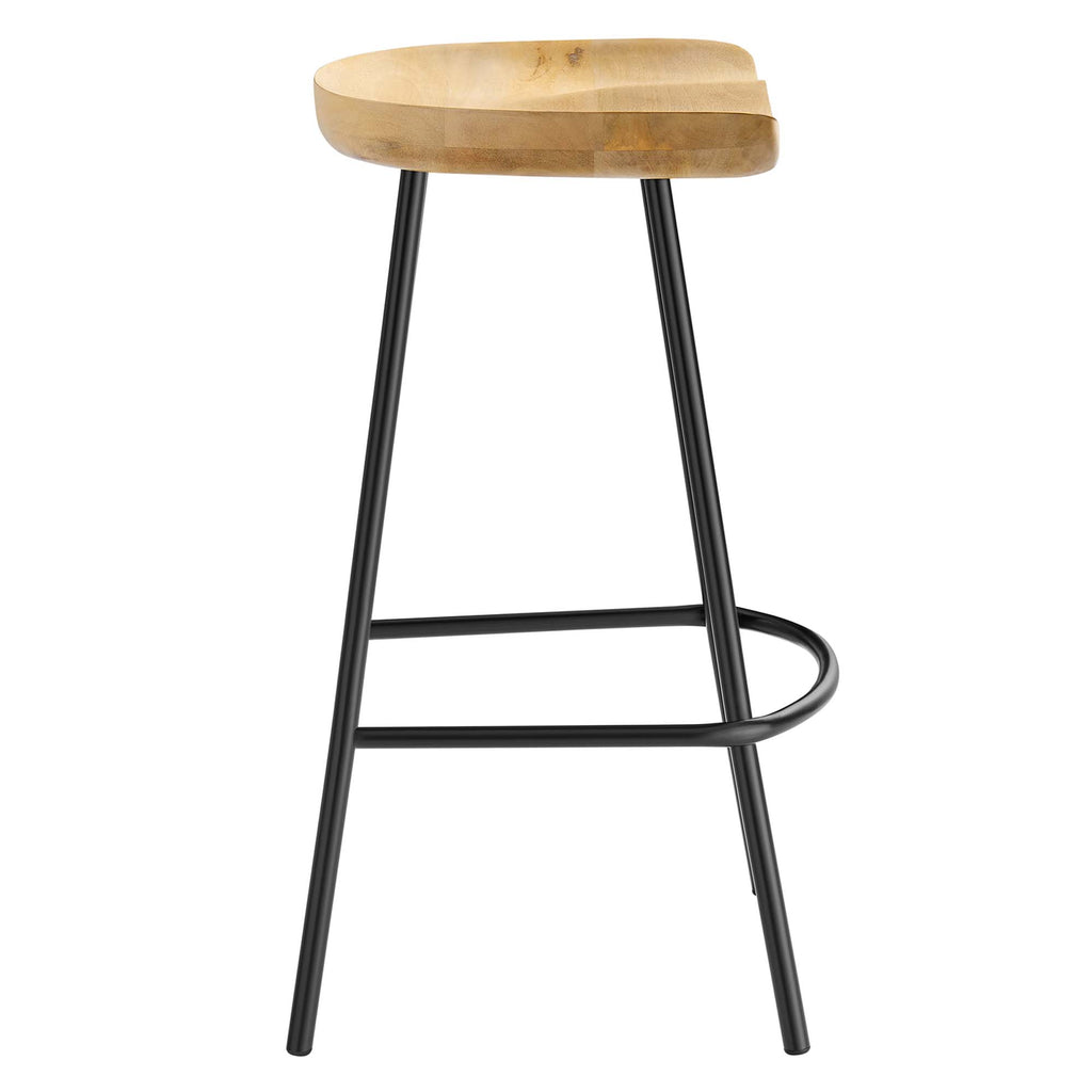 Concord Backless Wood Counter Stools Set of 2 - Oak