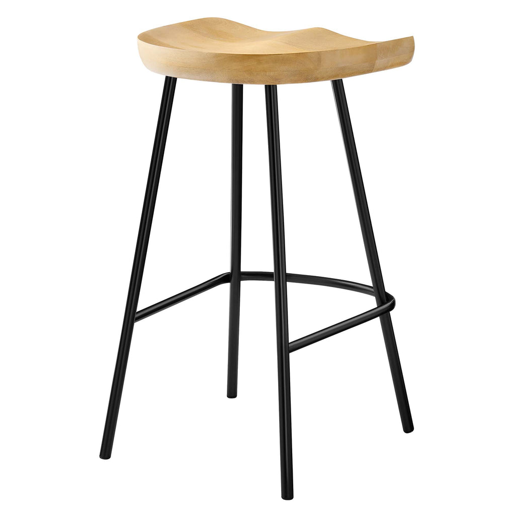 Concord Backless Wood Counter Stools Set of 2 - Oak