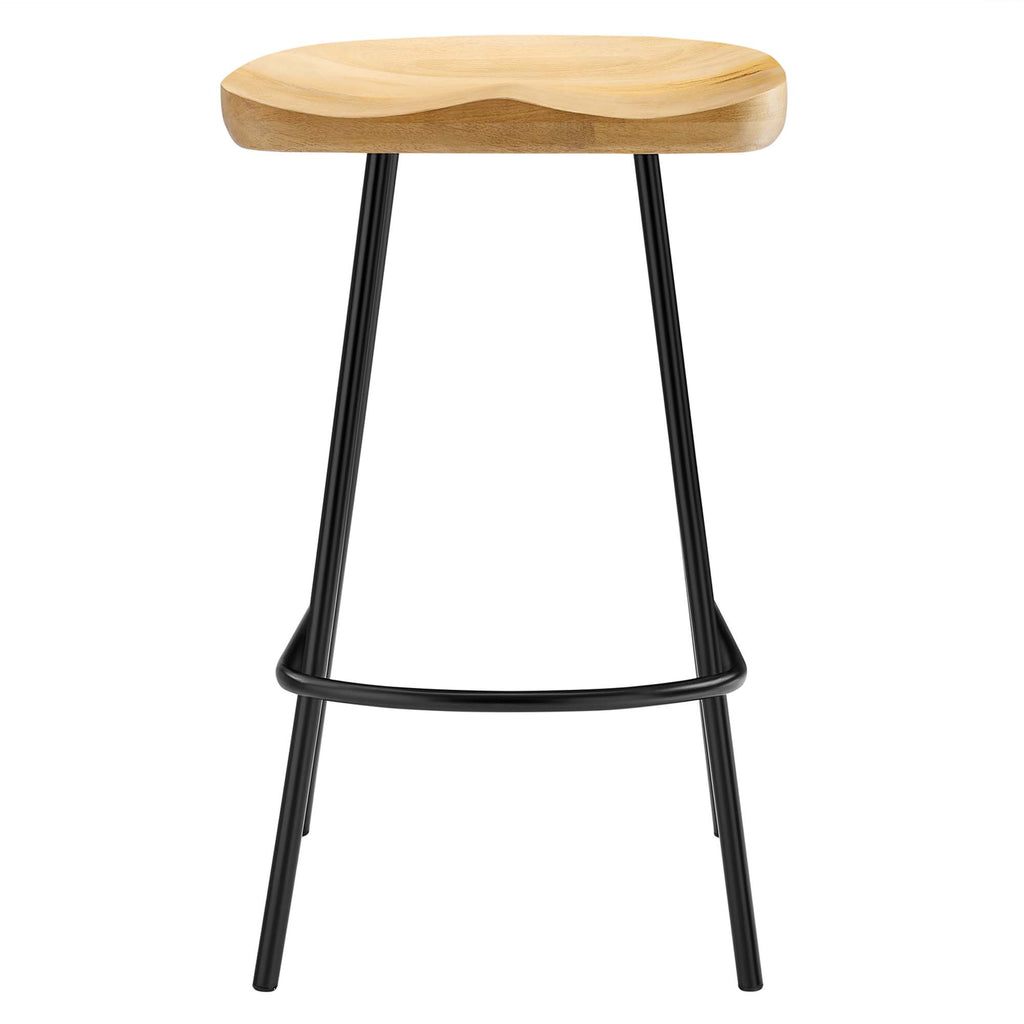 Concord Backless Wood Counter Stools Set of 2 - Oak
