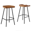 Concord Backless Wood Counter Stools Set of 2 - Walnut