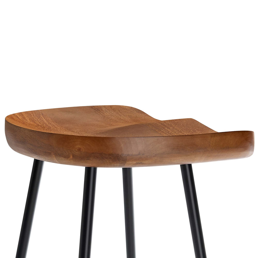Concord Backless Wood Counter Stools Set of 2 - Walnut