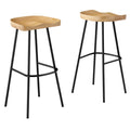 Concord Backless Wood Bar Stools Set of 2 - Oak