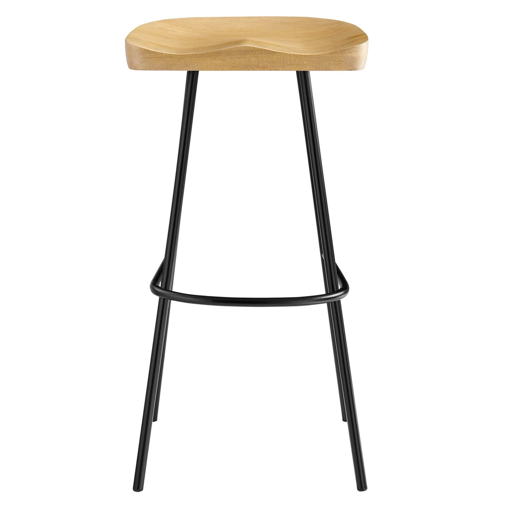 Concord Backless Wood Bar Stools Set of 2 - Oak