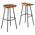 Concord Backless Wood Bar Stools Set of 2 - Walnut