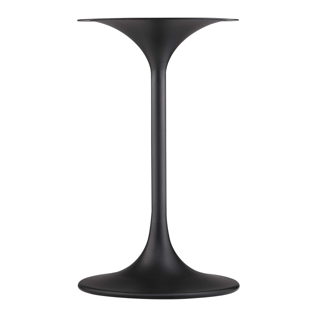 Lippa 20" Round Faux Travertine Side Table - Black Travertine